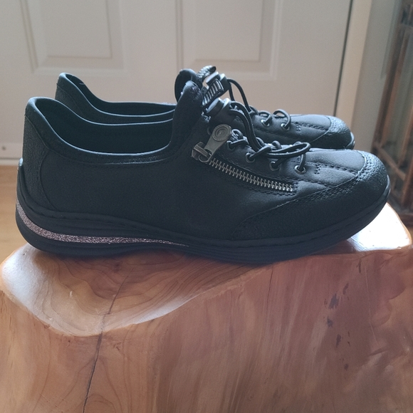 Brand New Rieker Black Sneakers, Size 36 (5½) - Picture 2 of 6